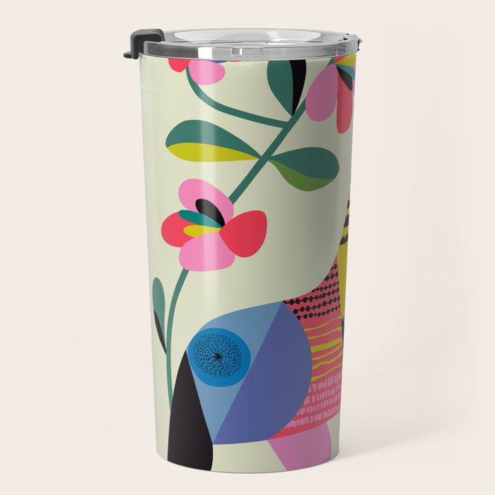 Mid Century Modern Gorilla Travel Mug Gallery Image 3