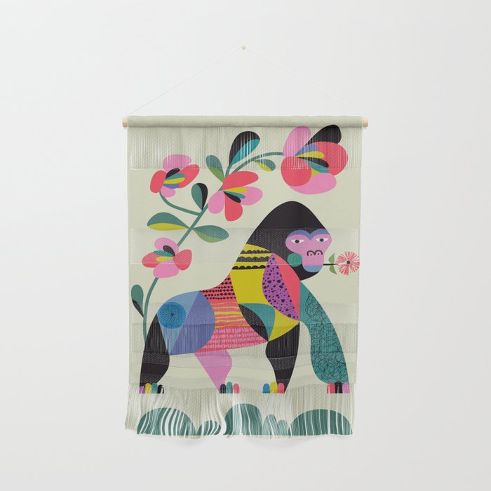 Mid Century Modern Gorilla Wall Hanging Gallery Image 1
