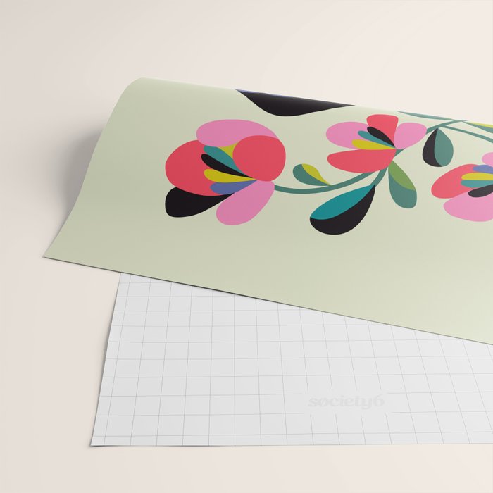 Mid Century Modern Gorilla Wrapping Paper Gallery Image 2