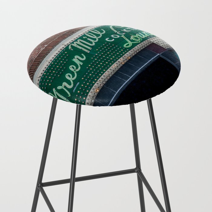 Green Mill Cocktail Lounge Vintage Neon Sign Uptown Chicago Stool Gallery Image 2