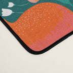 Summer Pomegranate, Tropical Fruit Illustration, Colorful Eclectic Bohemian Juicy Summer Botanical Desk Mat Gallery Image 4