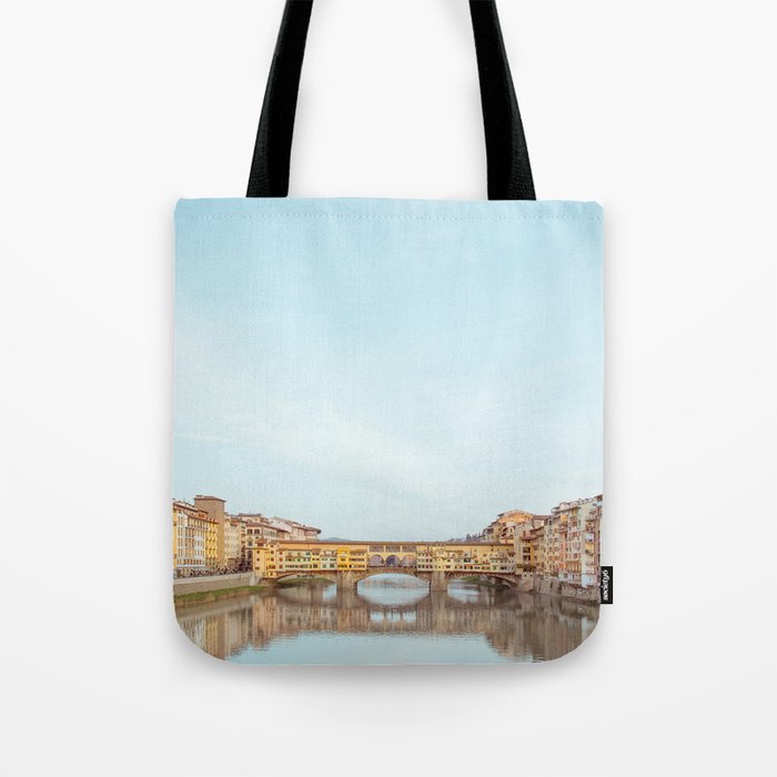 Ponte Vecchio - Florence Italy Travel Photography Tote Bag Gallery Image 1
