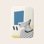 minimal collage Bath Mat Gallery Image 1