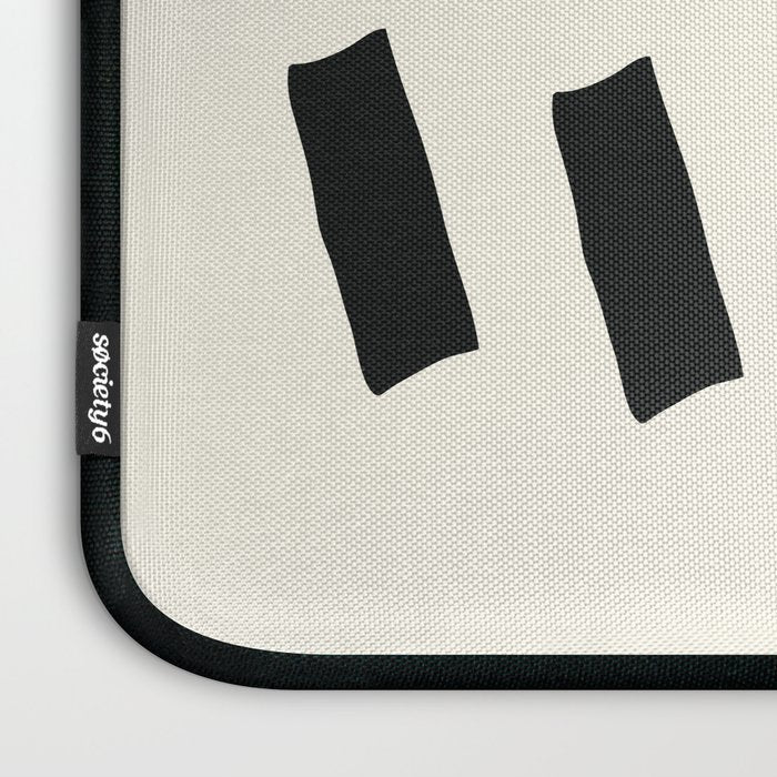 minimal collage Laptop Sleeve Gallery Image 3