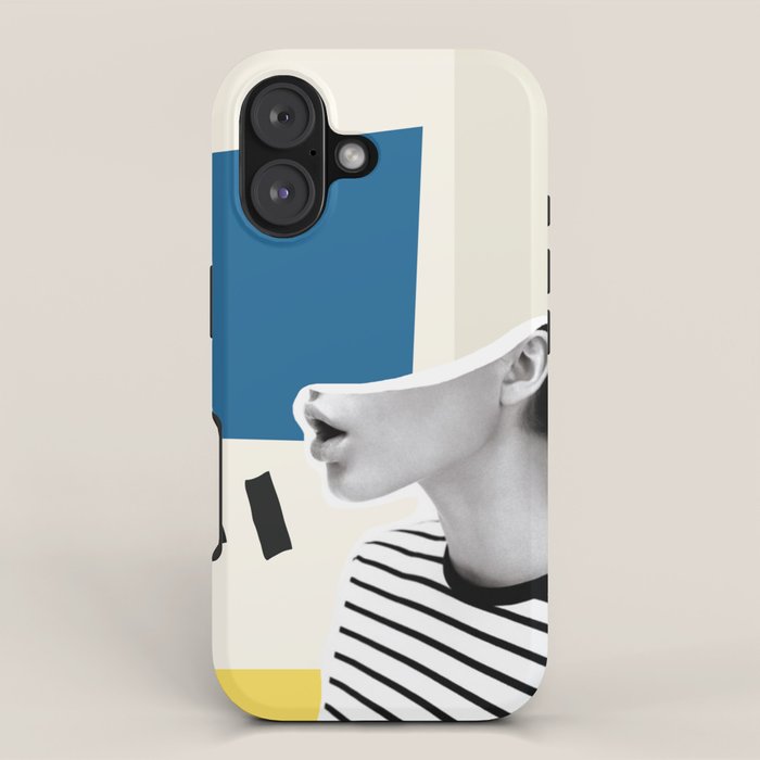 minimal collage iPhone Case Gallery Image 1