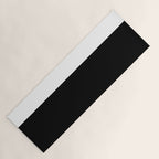 Color Block-Black and White Yoga Mat Gallery Image 1