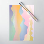 Morning glow Ombre landscape  Wrapping Paper Gallery Image 1