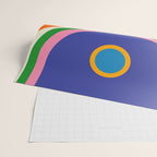 Fun Bold Colorful Mod Curves Retro Abstract Wrapping Paper Gallery Image 2