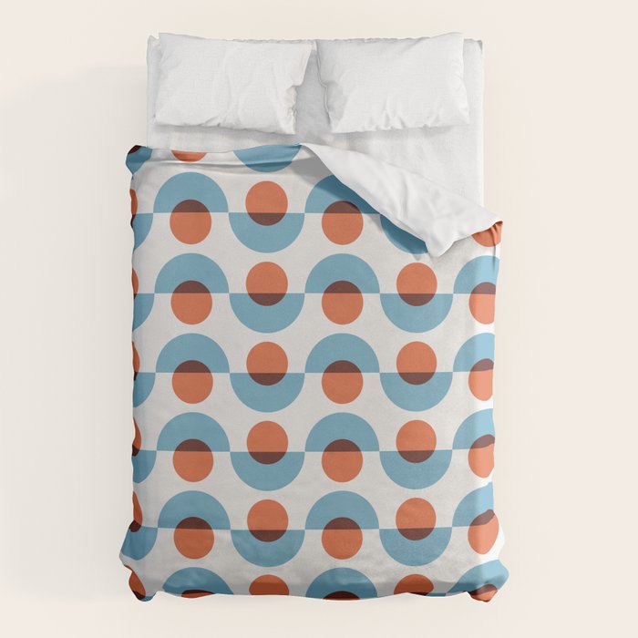 Up and down seamless geometry pattern Duvet Cover Gallery Image 6