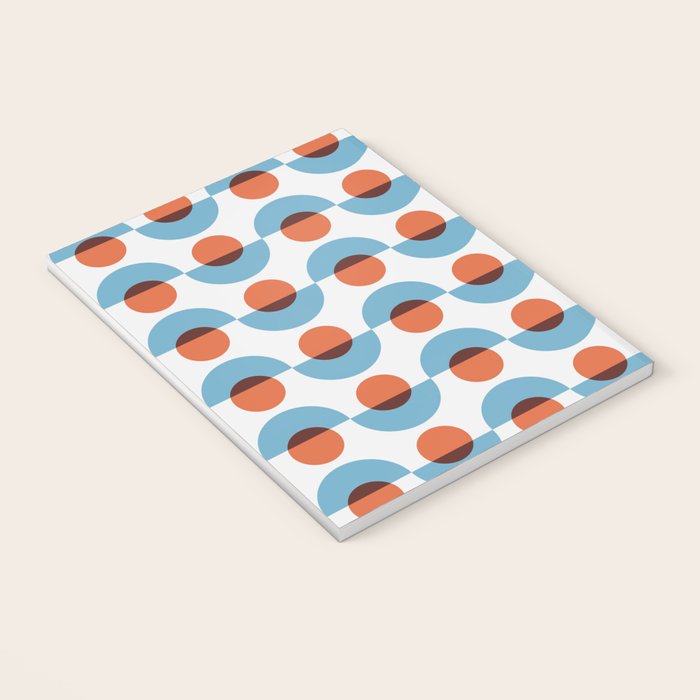 Up and down seamless geometry pattern Notebook Gallery Image 3