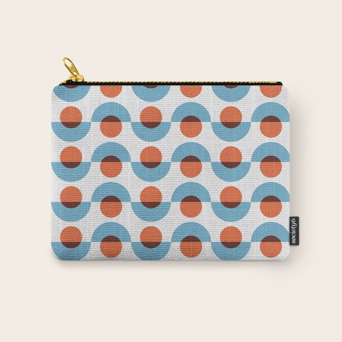 Up and down seamless geometry pattern Carry All Pouch Gallery Image 1