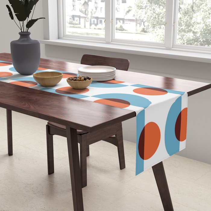 Up and down seamless geometry pattern Table Runner Gallery Image 2
