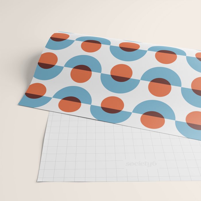 Up and down seamless geometry pattern Wrapping Paper Gallery Image 2