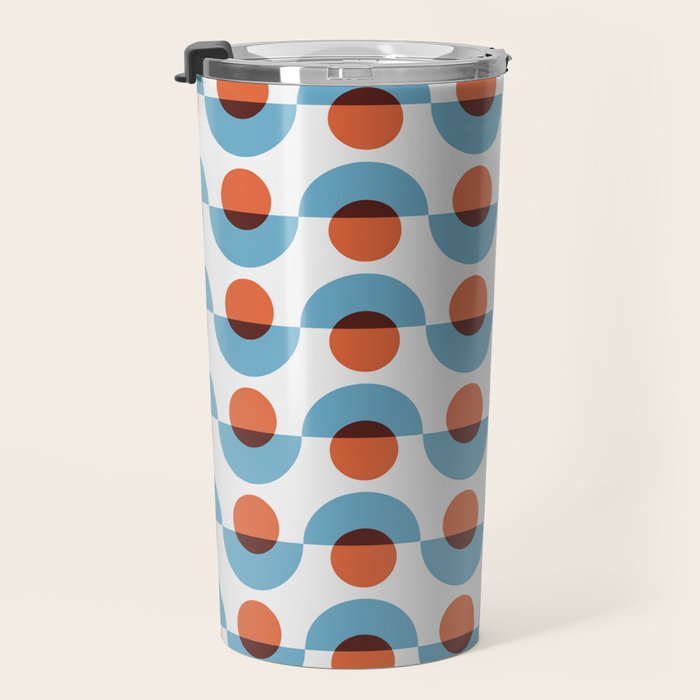 Up and down seamless geometry pattern Travel Mug Gallery Image 3