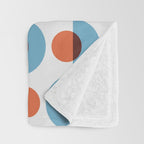 Up and down seamless geometry pattern Throw Blanket Gallery Image 3