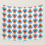 Up and down seamless geometry pattern Wall Tapestry Gallery Image 4