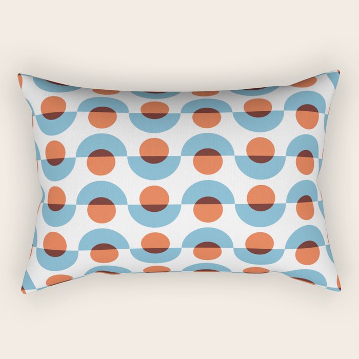 Up and down seamless geometry pattern Rectangular Pillow Gallery Image 2