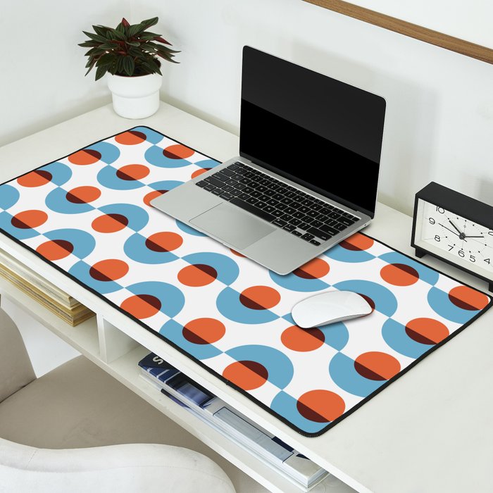 Up and down seamless geometry pattern Desk Mat Gallery Image 2