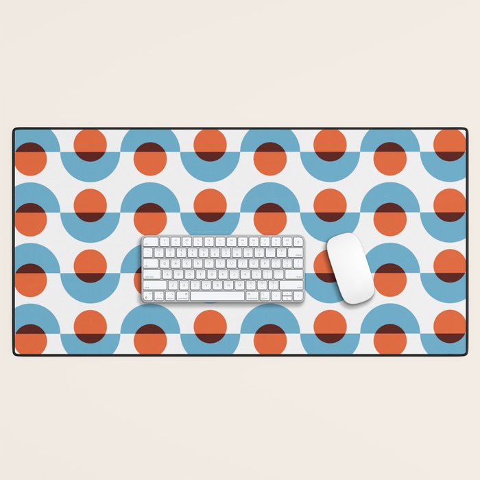 Up and down seamless geometry pattern Desk Mat Gallery Image 1