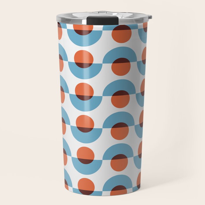 Up and down seamless geometry pattern Travel Mug Gallery Image 1