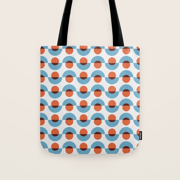 Up and down seamless geometry pattern Tote Bag Gallery Image 1