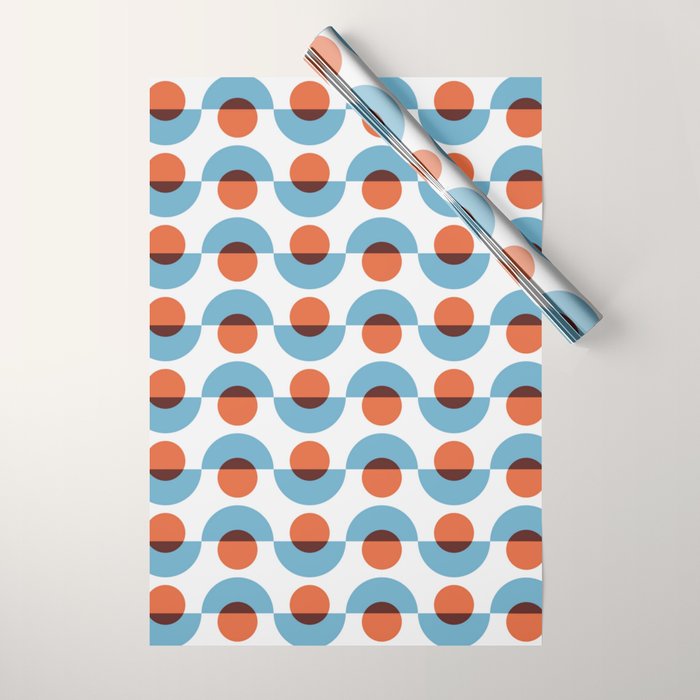 Up and down seamless geometry pattern Wrapping Paper Gallery Image 1