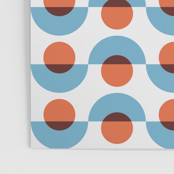 Up and down seamless geometry pattern Poster Gallery Image 3
