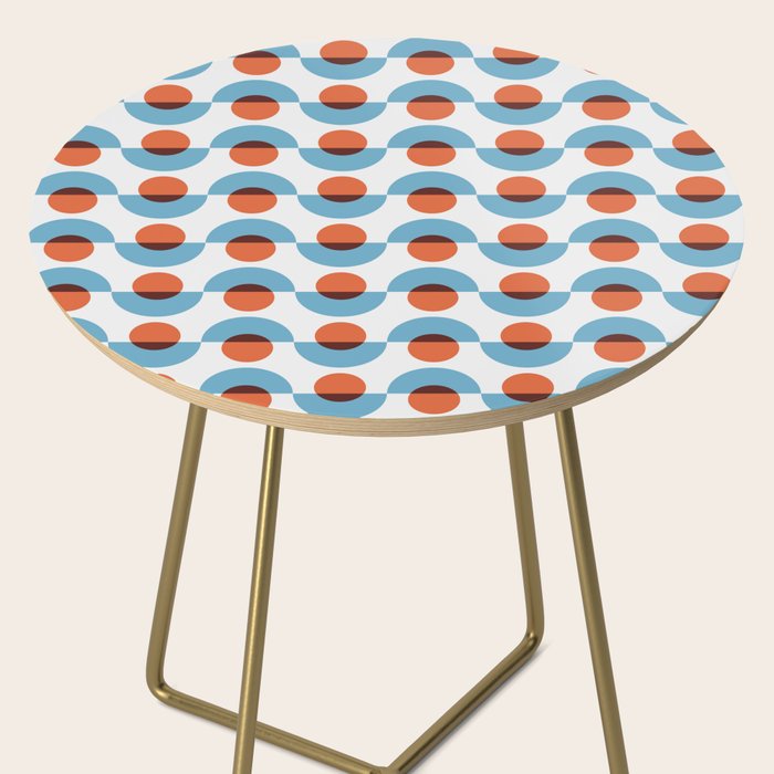 Up and down seamless geometry pattern Side Table Gallery Image 2