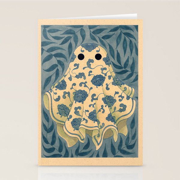 Blue Ghost Stationery Card Gallery Image 1