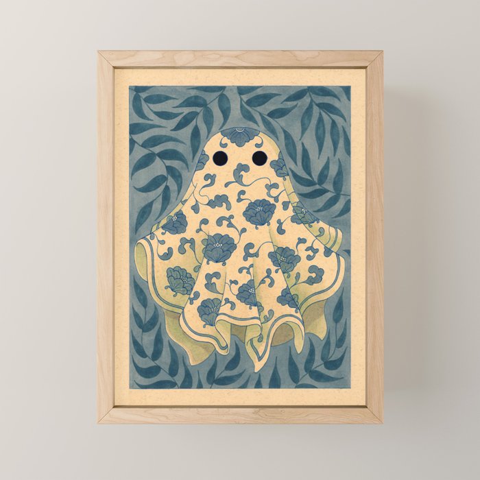 Blue Ghost Mini Art Print Gallery Image 1