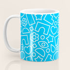 Abstract doodle shape art pattern Coffee Mug Gallery Image 3