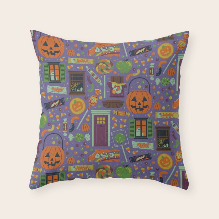 Trick or Treat Throw Pillow Gallery Image 6