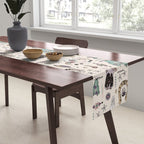 Boho Tribal Cowgirl Ephemera - cream Table Runner Gallery Image 2