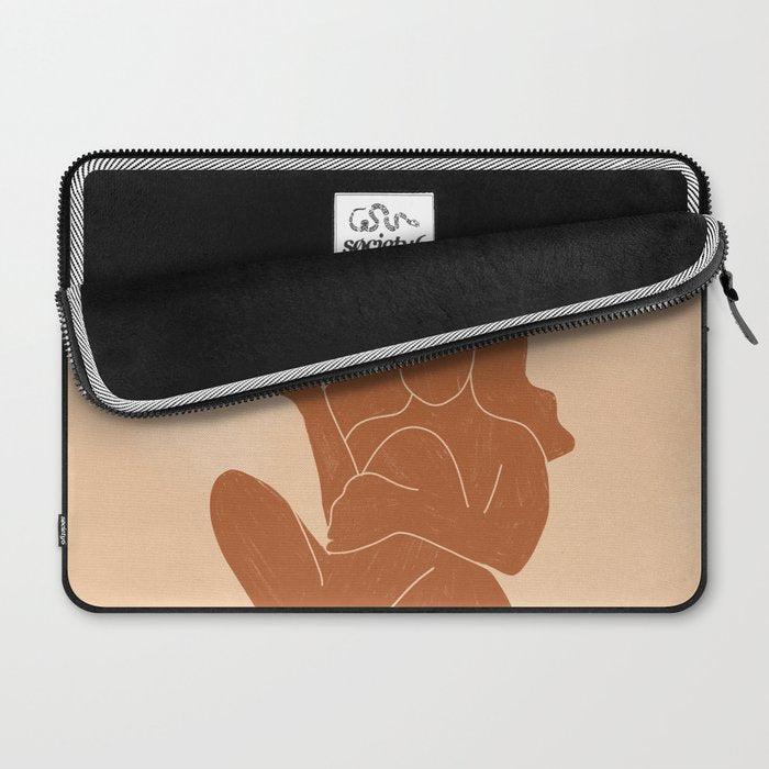 The Sun, The Moon and a Woman Laptop Sleeve Gallery Image 2