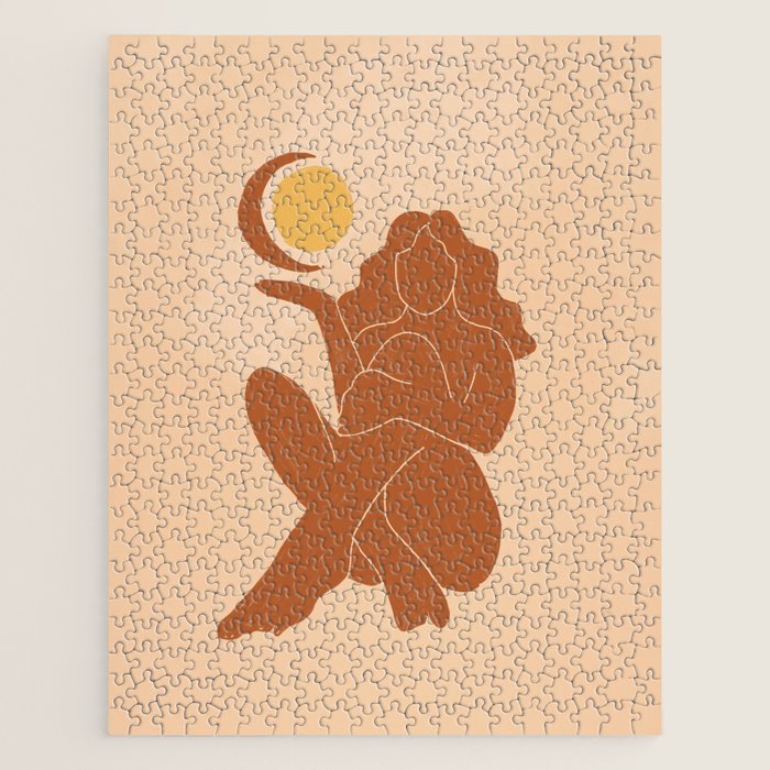 The Sun, The Moon and a Woman Jigsaw Puzzle Gallery Image 1