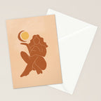The Sun, The Moon and a Woman Stationery Card Gallery Image 2