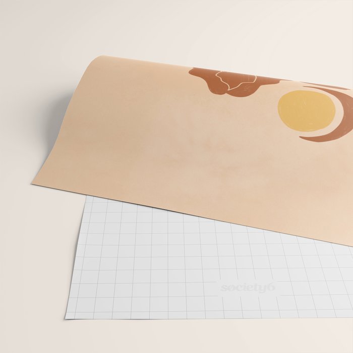 The Sun, The Moon and a Woman Wrapping Paper Gallery Image 2
