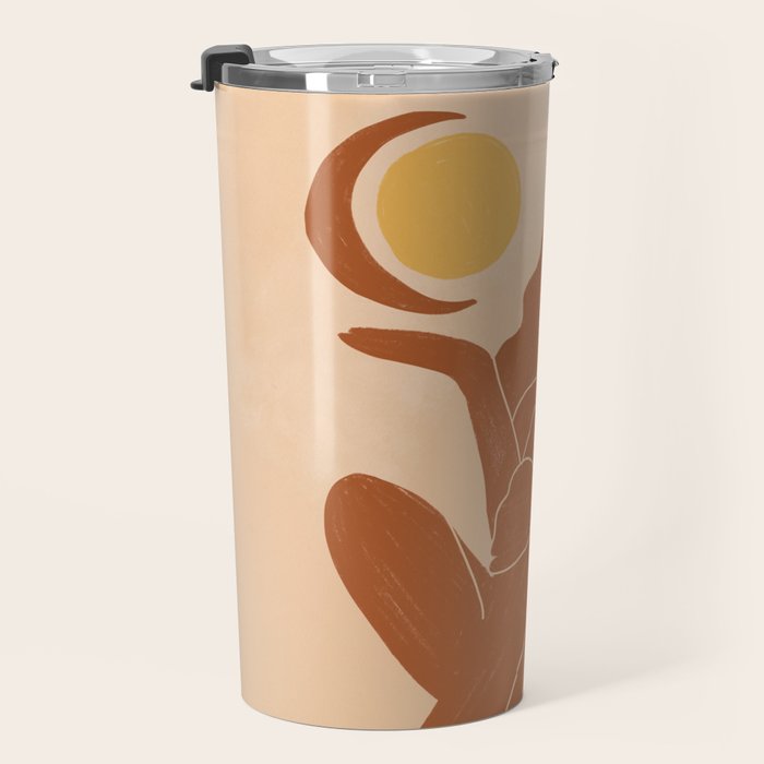 The Sun, The Moon and a Woman Travel Mug Gallery Image 3