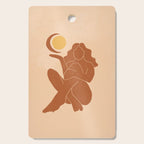 The Sun, The Moon and a Woman Cutting Board Gallery Image 1