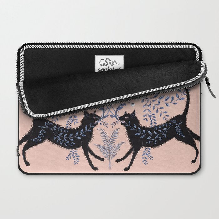 Chrysanthemum Cats Laptop Sleeve Gallery Image 2