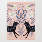Chrysanthemum Cats Poster Gallery Image 4