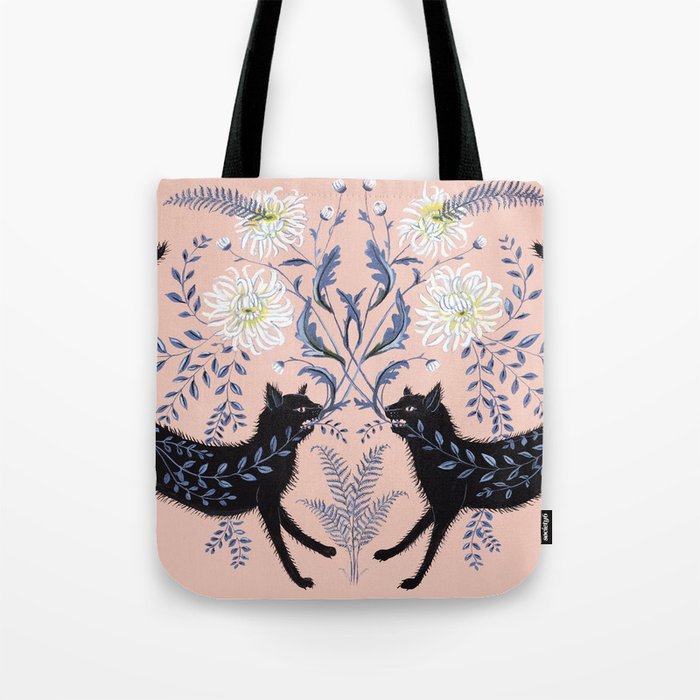 Chrysanthemum Cats Tote Bag Gallery Image 1