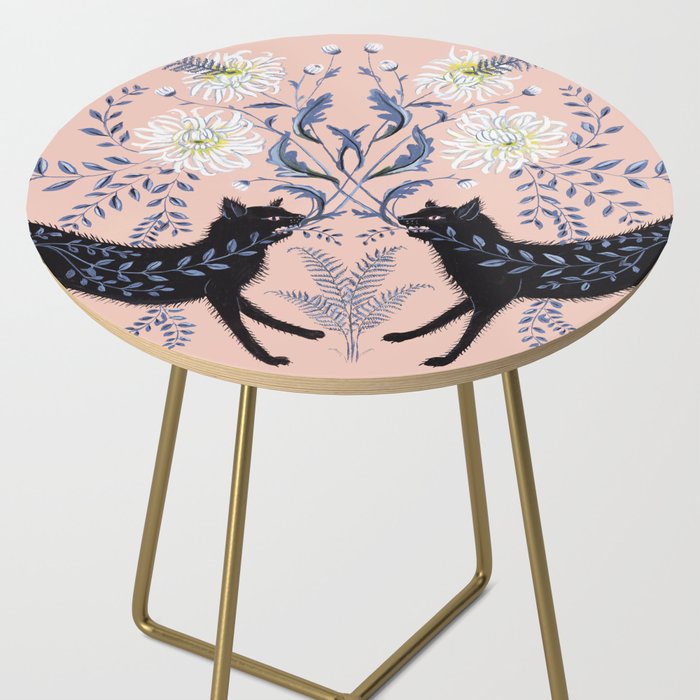 Chrysanthemum Cats Side Table Gallery Image 2