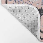Chrysanthemum Cats Bath Mat Gallery Image 2
