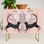 Chrysanthemum Cats Credenza Gallery Image 1