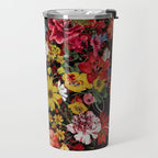 Multicolor Floral Night Garden Travel Mug Gallery Image 2