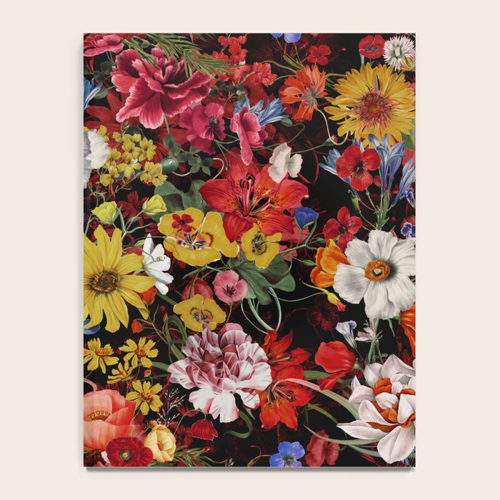 Multicolor Floral Night Garden Notebook Gallery Image 4