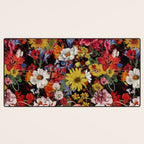 Multicolor Floral Night Garden Desk Mat Gallery Image 3