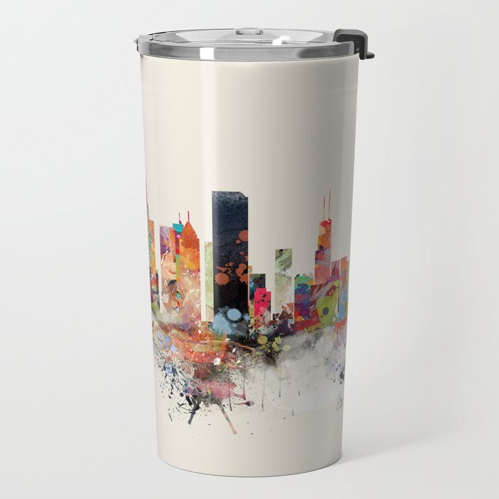 chicago skyline Travel Mug Gallery Image 2