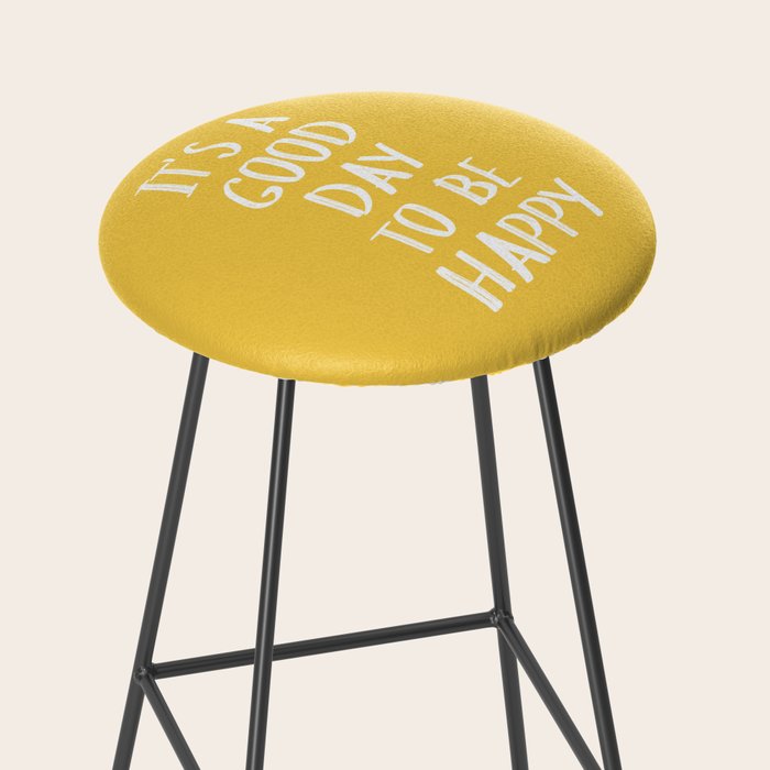 It's a Good Day to Be Happy - Yellow Stool Gallery Image 2
